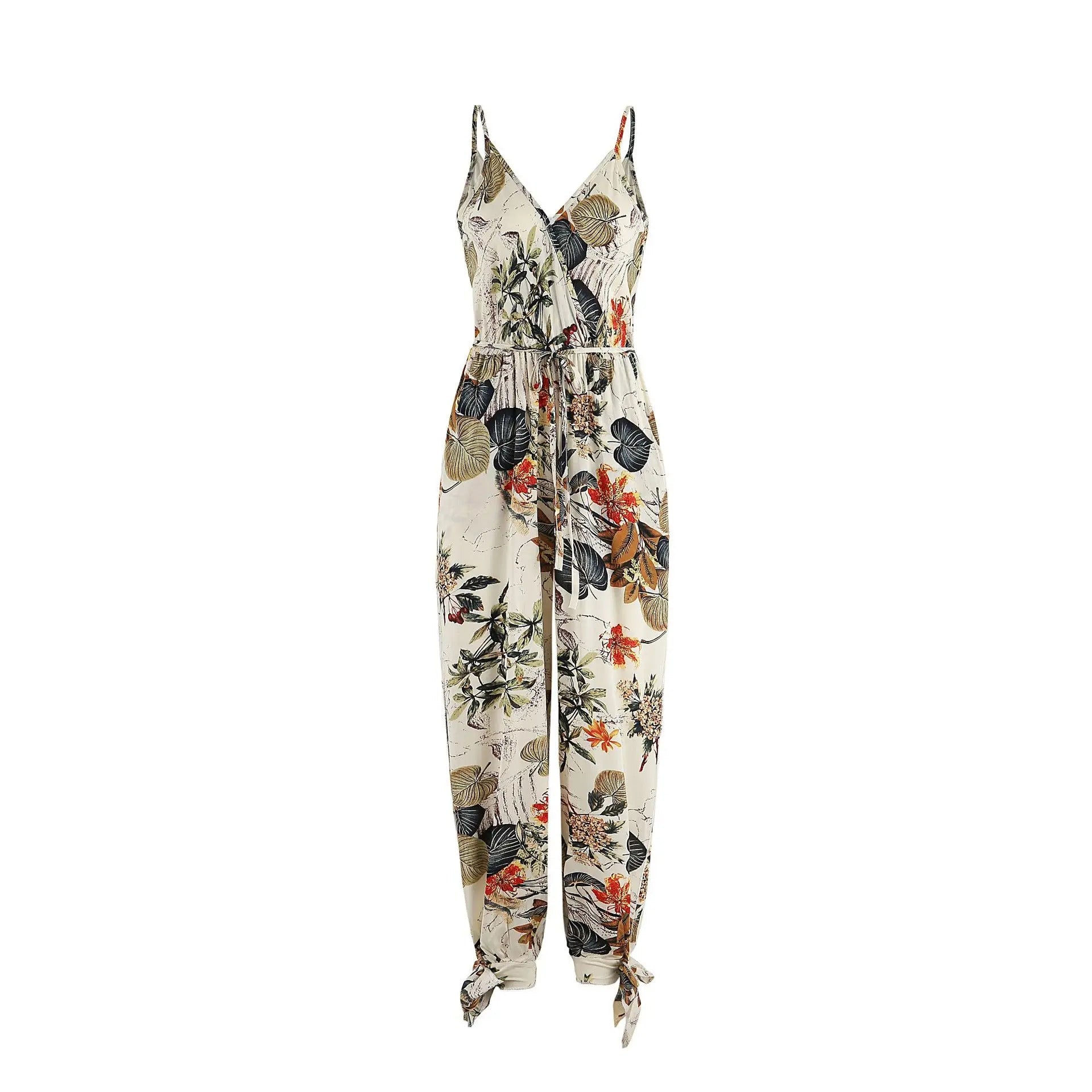 ELISHA - Jumpsuit mit Blumenmuster und hoher Taille