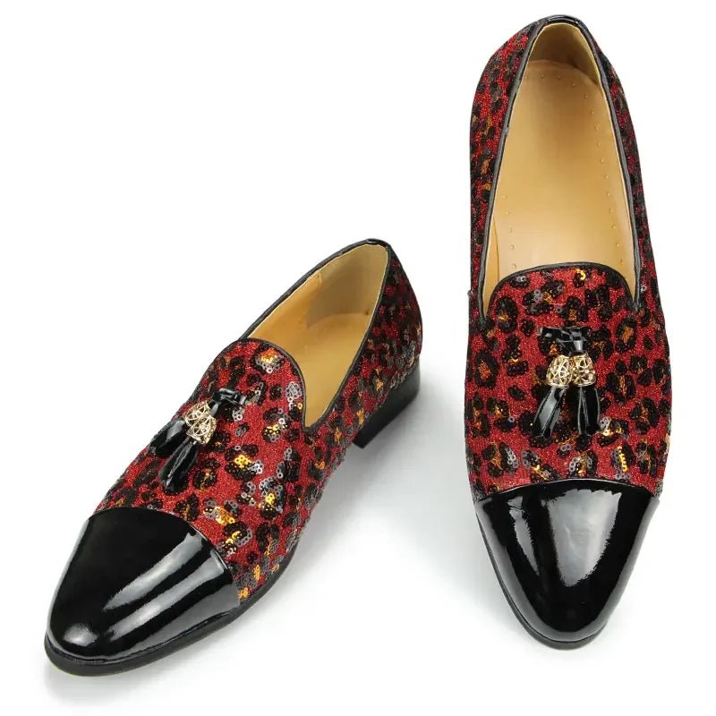 RedLuxe – Rote Lackleder-Loafer