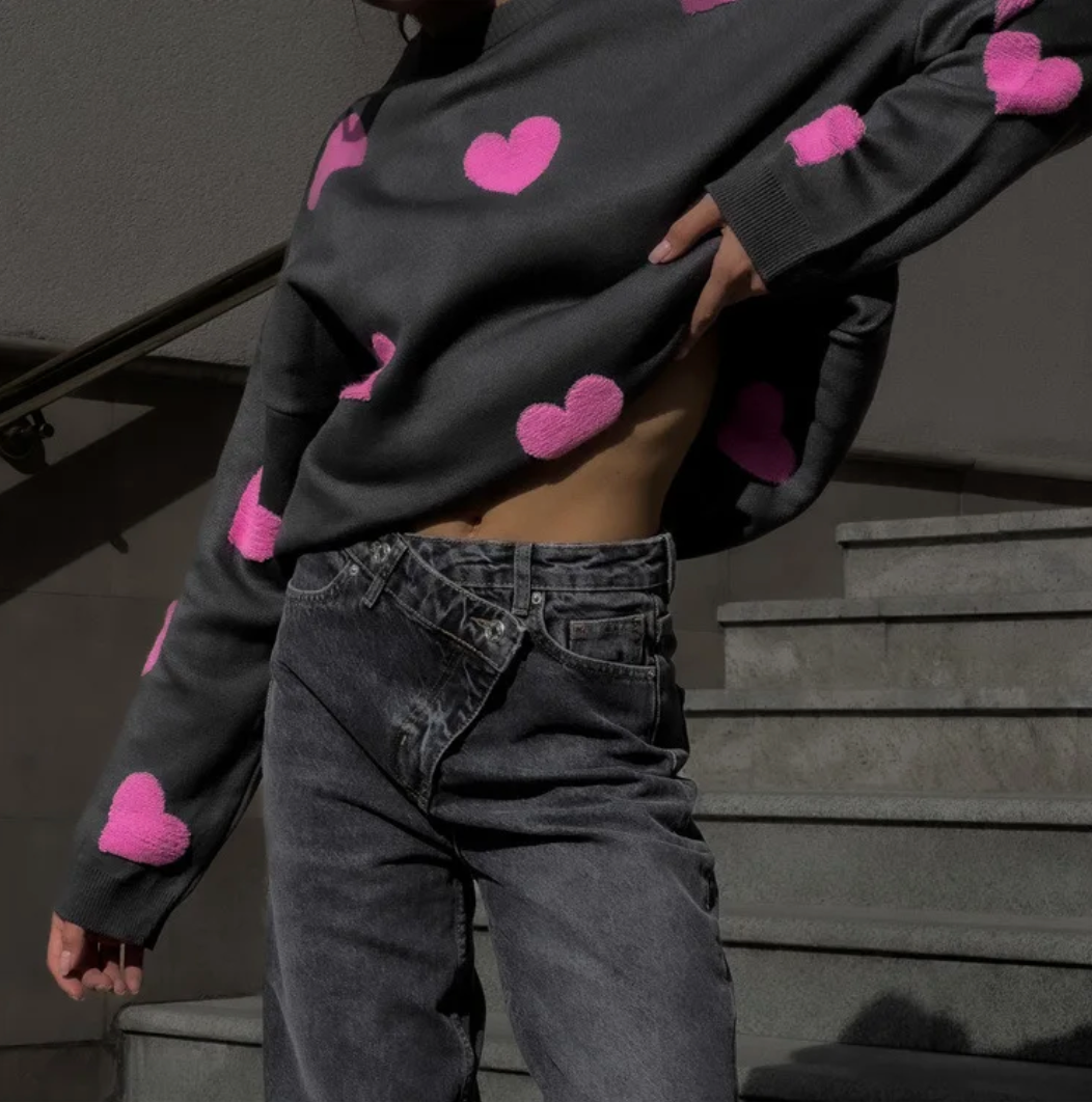 Love - Stylischer Pullover für Frauen
