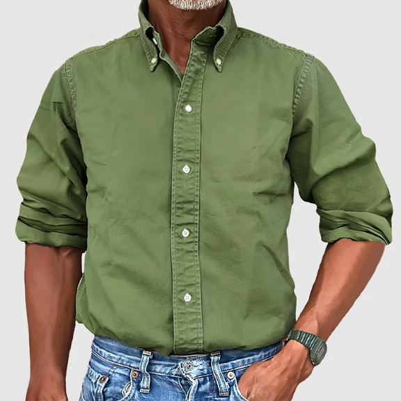 Premium Vintage Langarmhemd Umberto™ - ein Must-Have mit Stil!