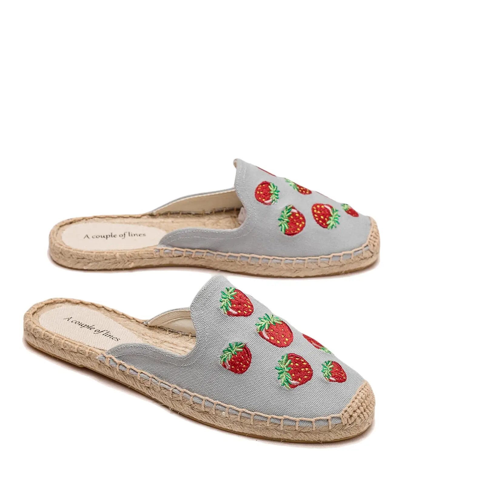 Espadrille-Pantoletten für Damen