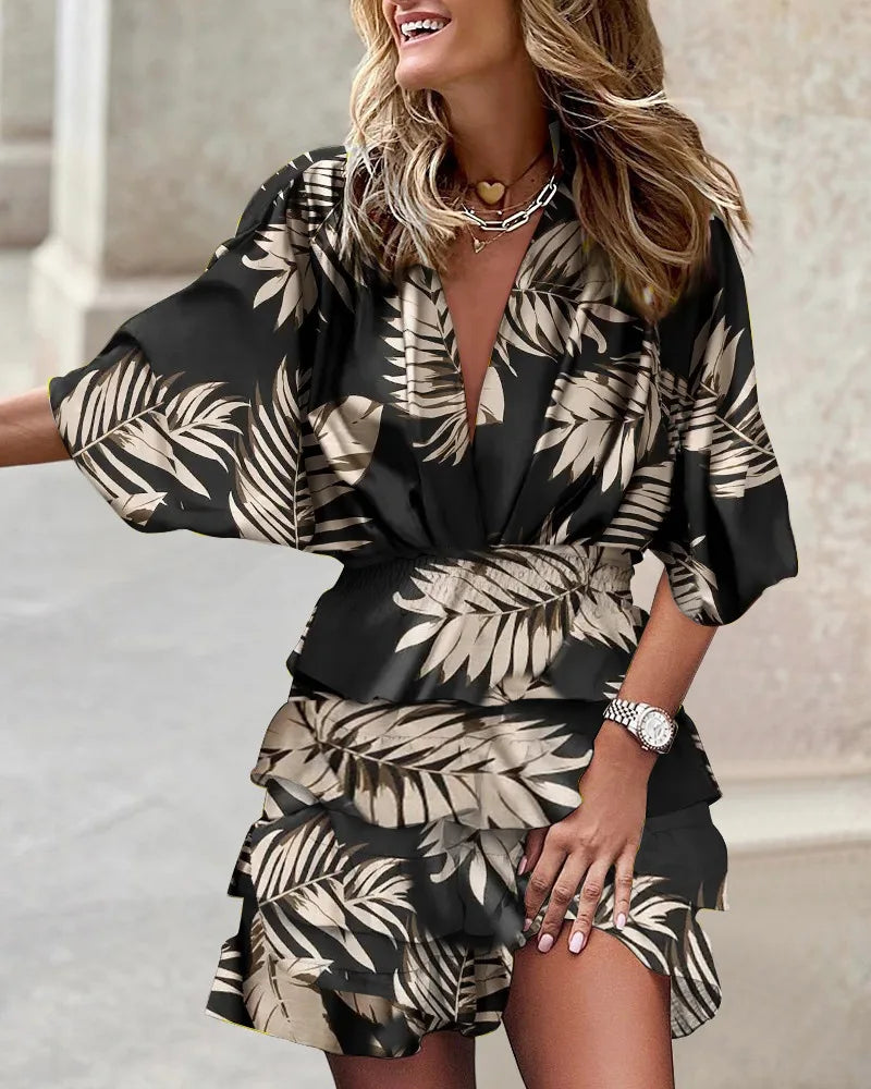 Elegantes Kleid mit Druck - Gail