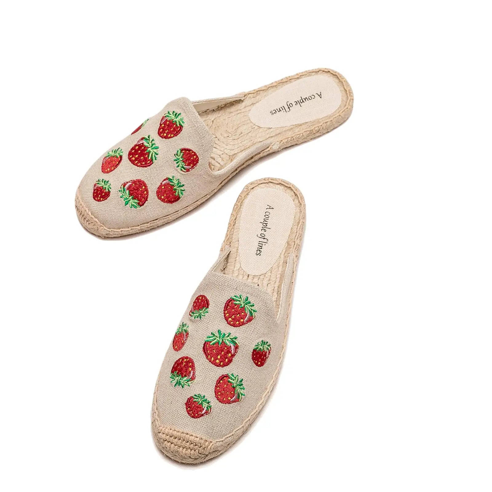 Espadrille-Pantoletten für Damen