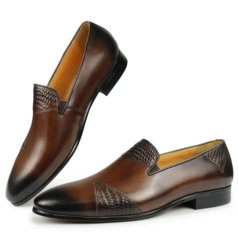 HandcraftedElegance – Handgefertigte Leder-Dress Loafers