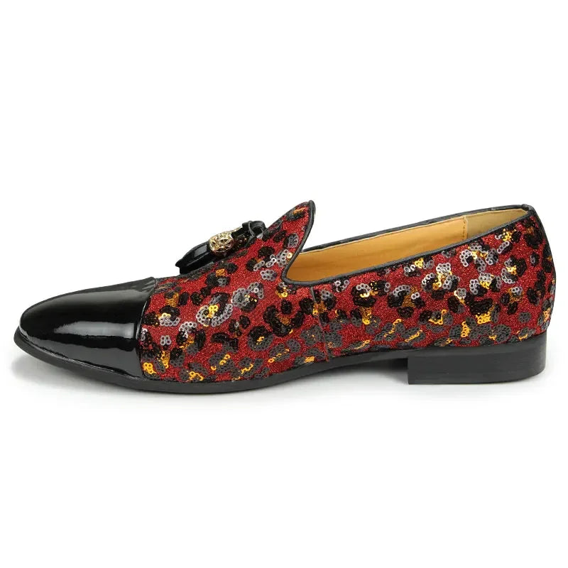 RedLuxe – Rote Lackleder-Loafer