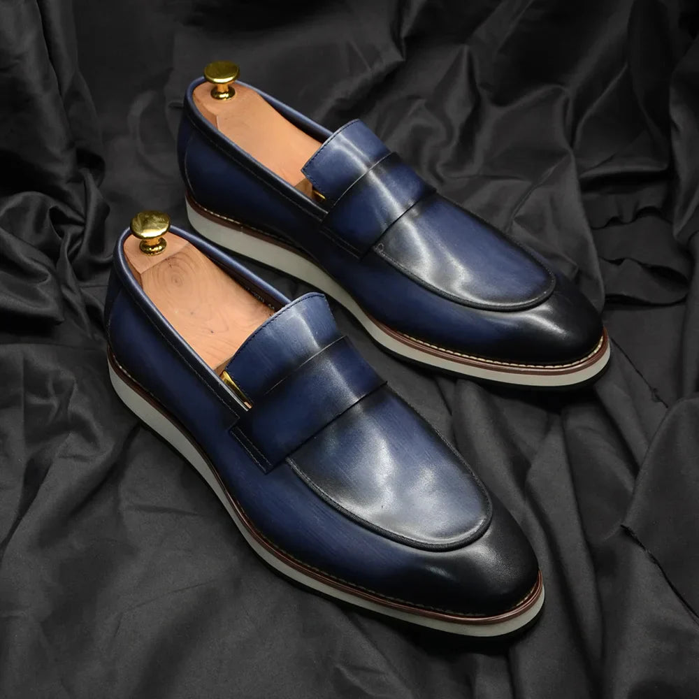 LuxeStyle – Luxe Leder Penny Loafers