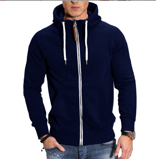 Derrick | Herren Lässig Kapuzen Jacke | Reißverschluss Hoch