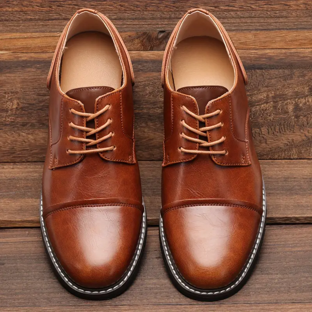 Cayson | Herren Jahrgang Formelle Schuhe | Reinschlüpfen