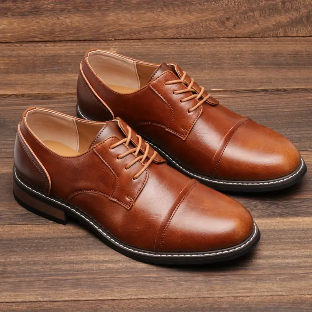 Cayson | Herren Jahrgang Formelle Schuhe | Reinschlüpfen