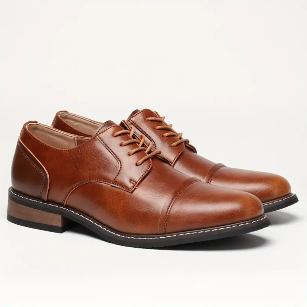 Cayson | Herren Jahrgang Formelle Schuhe | Reinschlüpfen