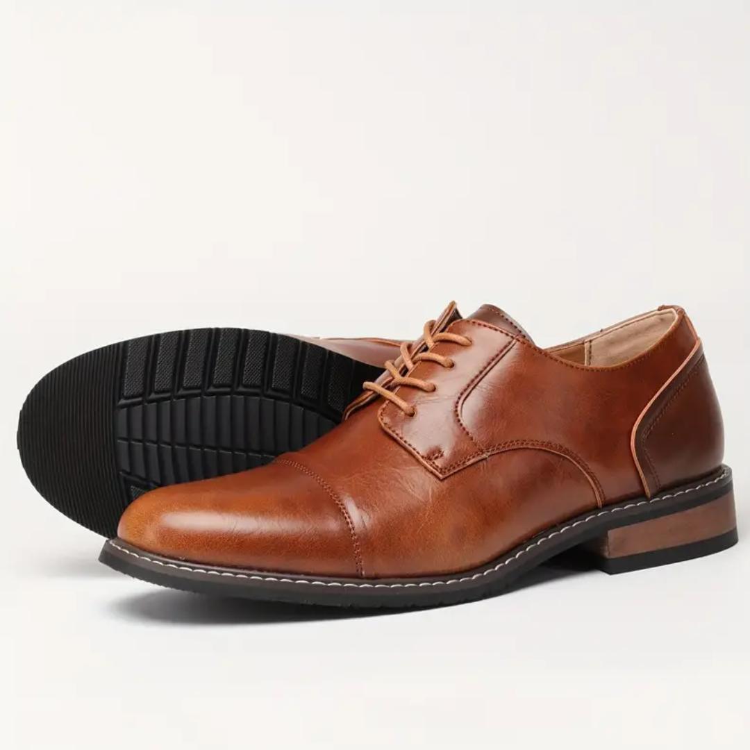 Cayson | Herren Jahrgang Formelle Schuhe | Reinschlüpfen