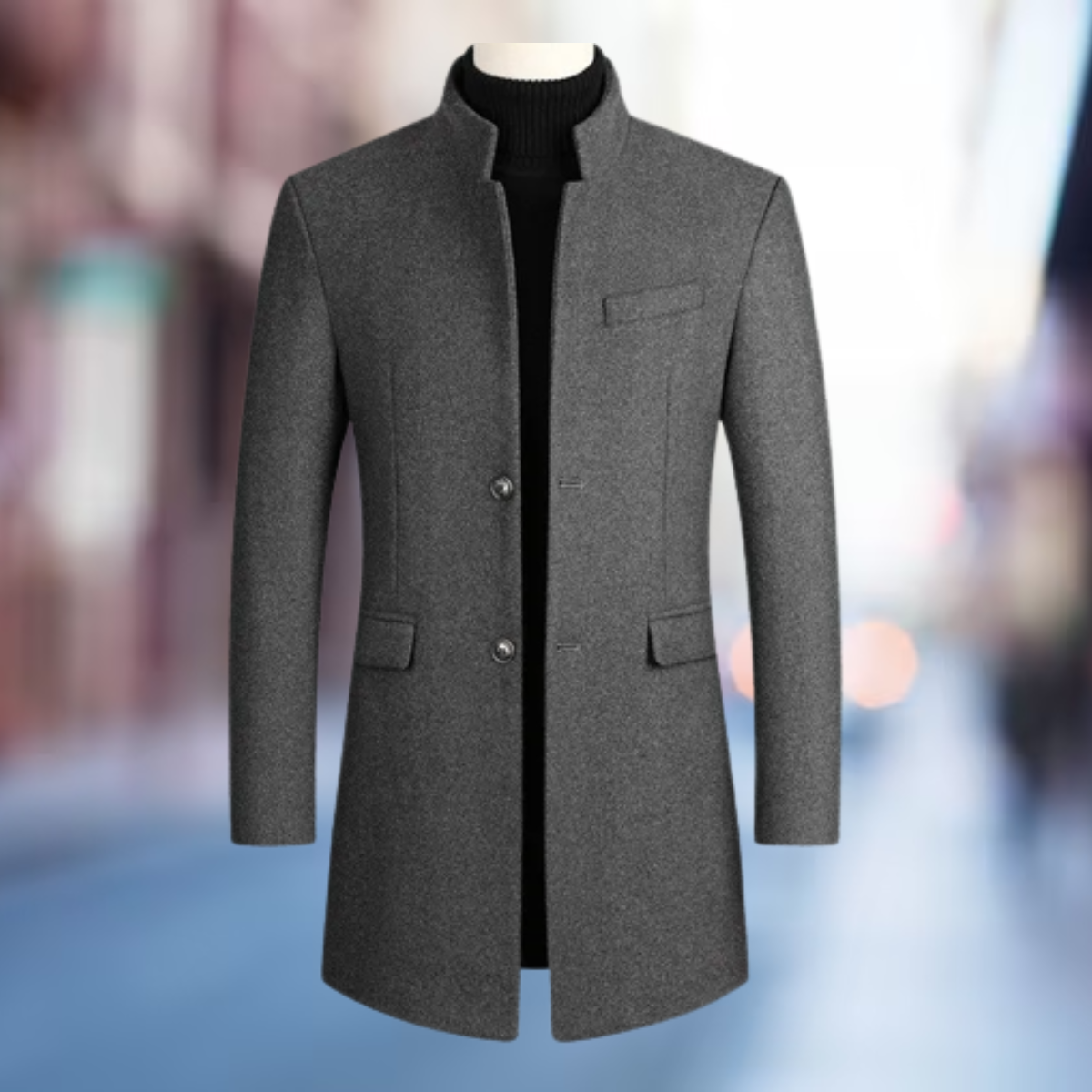 Edward | Herren Klassischer Winter Jacke | Lang