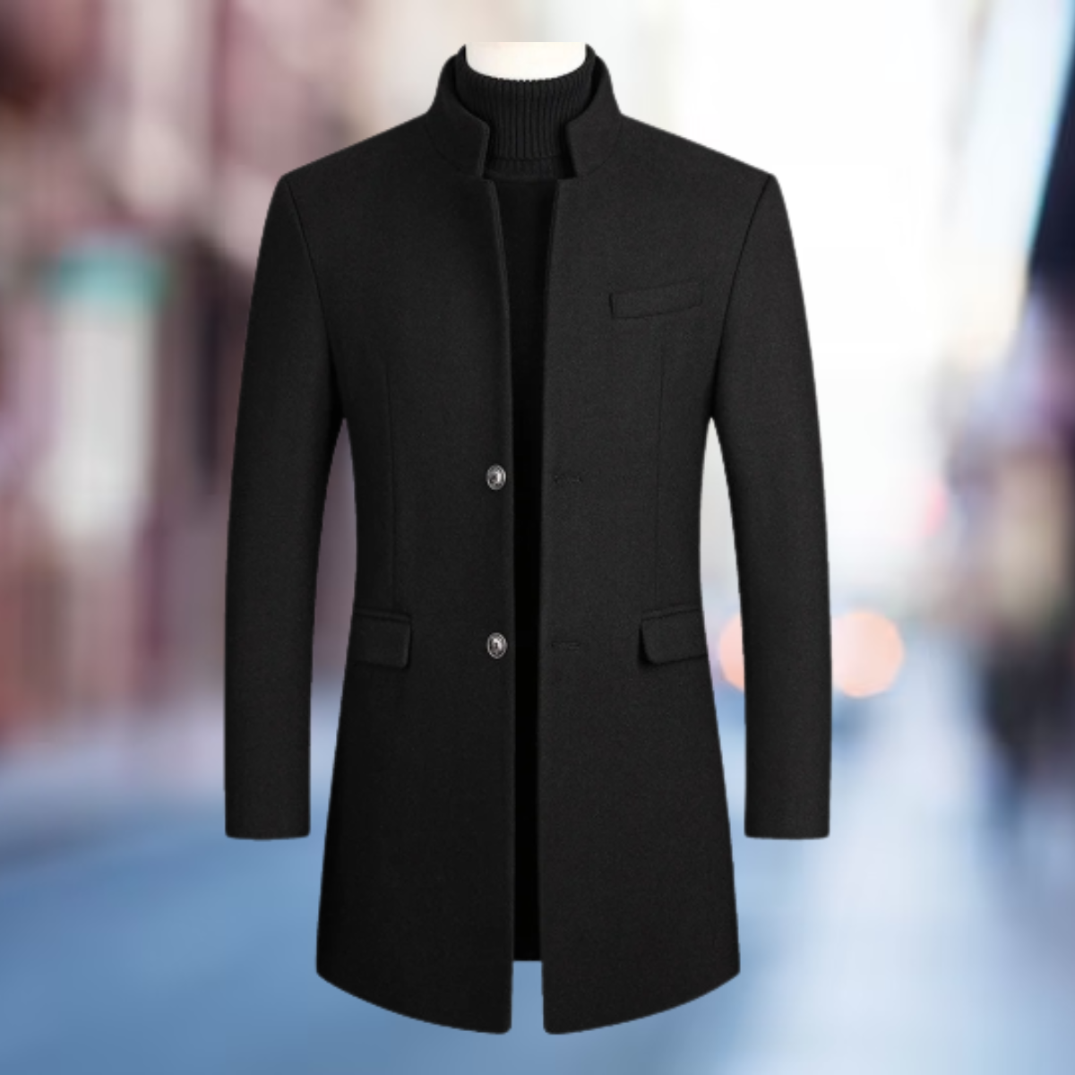 Edward | Herren Klassischer Winter Jacke | Lang