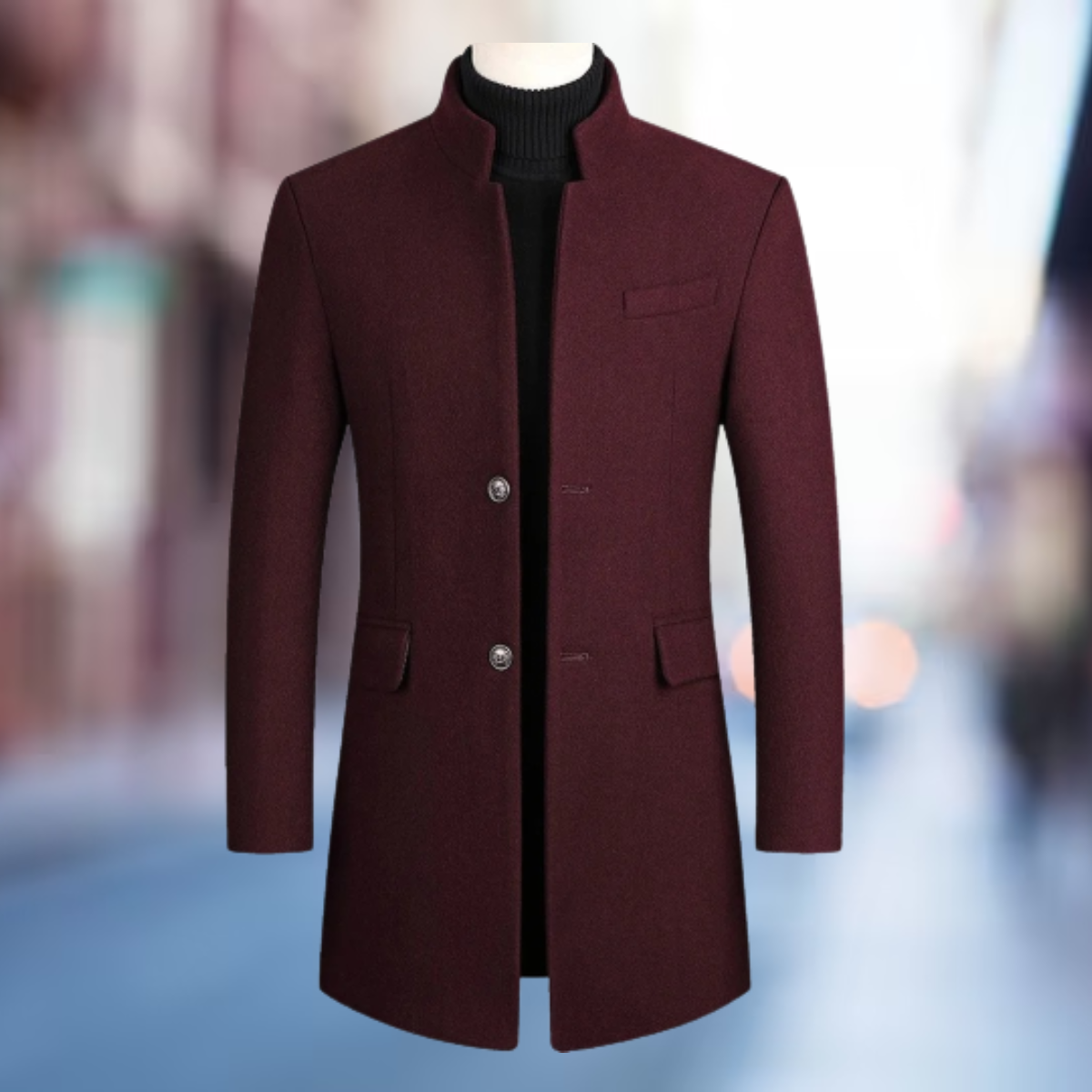 Edward | Herren Klassischer Winter Jacke | Lang