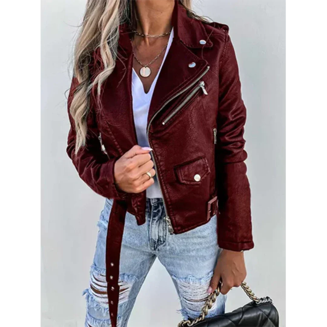 Sentina | Damen Klassiker Herbst Kurz Jacke | Lässig