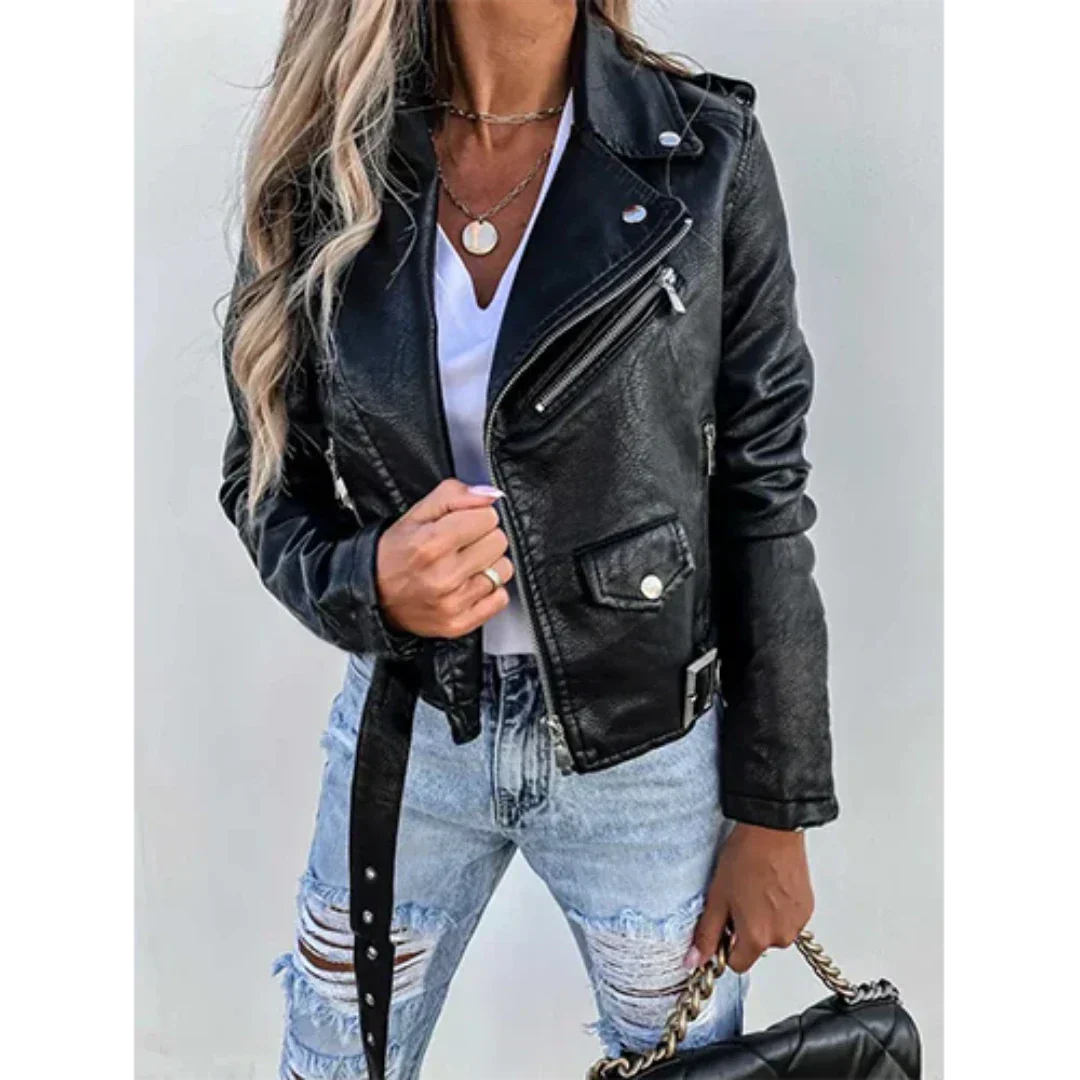 Sentina | Damen Klassiker Herbst Kurz Jacke | Lässig