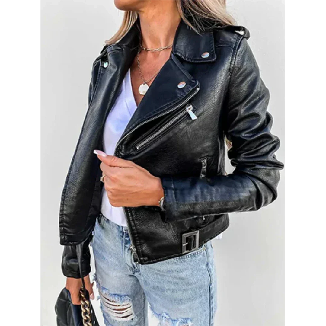 Sentina | Damen Klassiker Herbst Kurz Jacke | Lässig