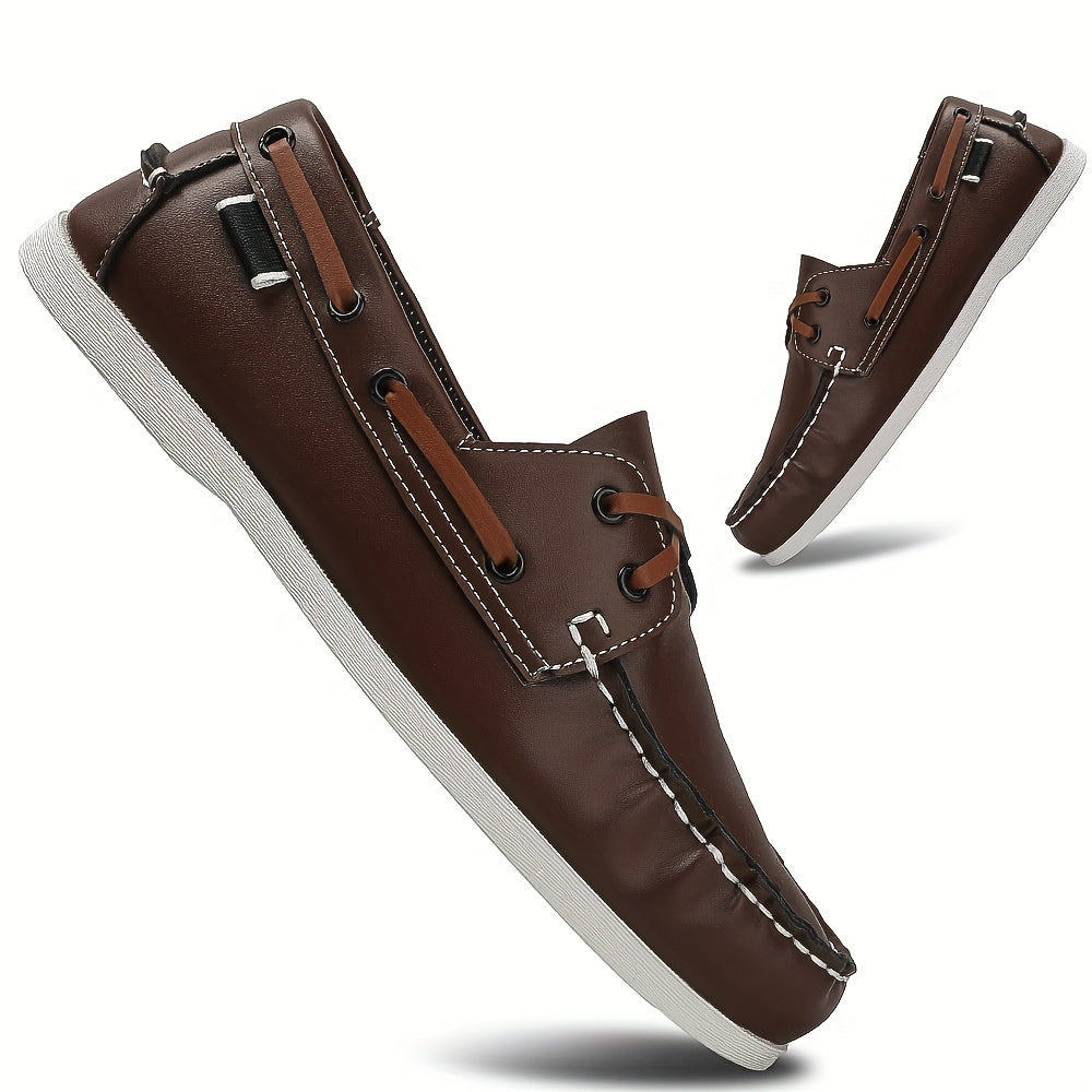 LederKomfort – Herren Casual Leder Slip-Ons
