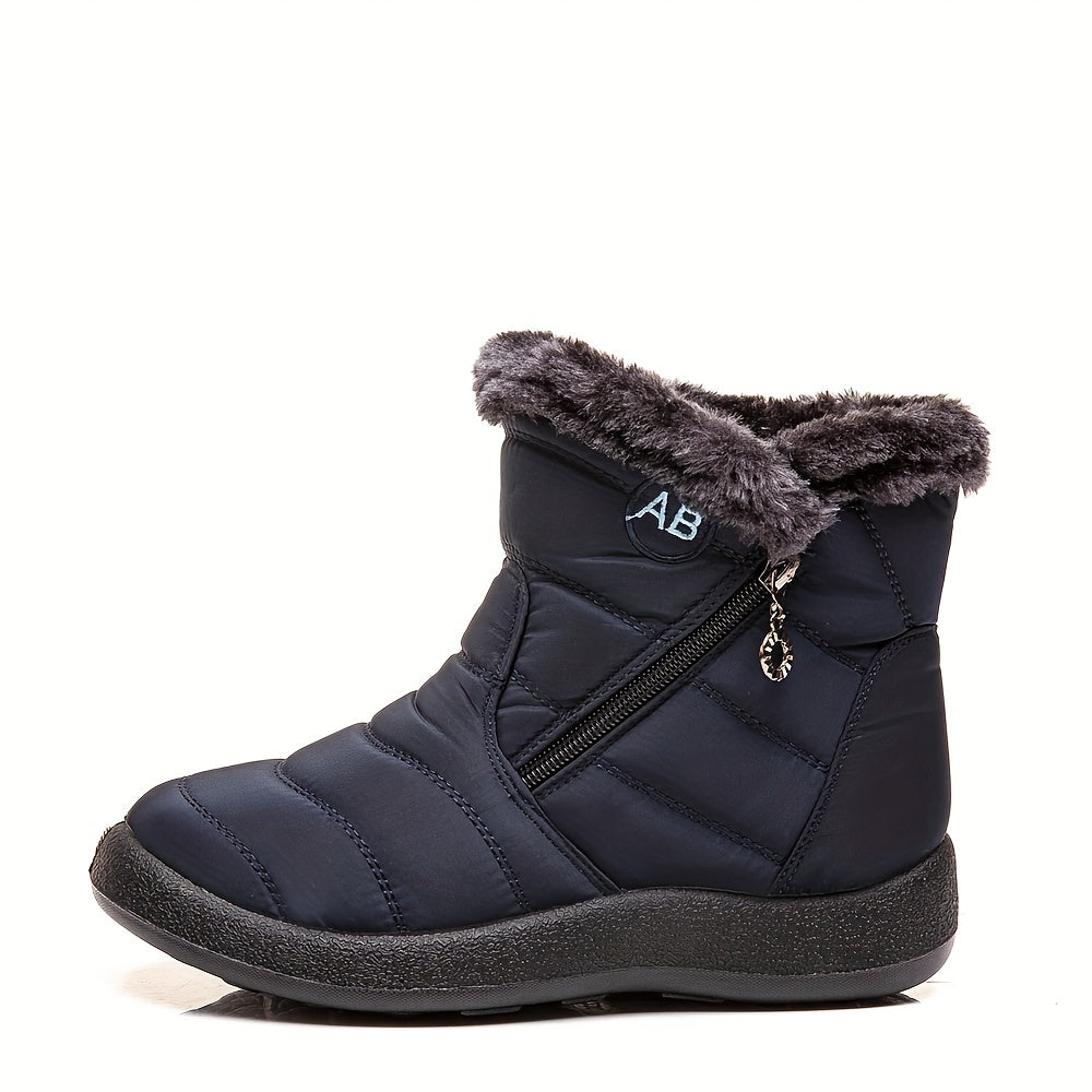 Thermofellgefütterte Schneestiefel für Damen