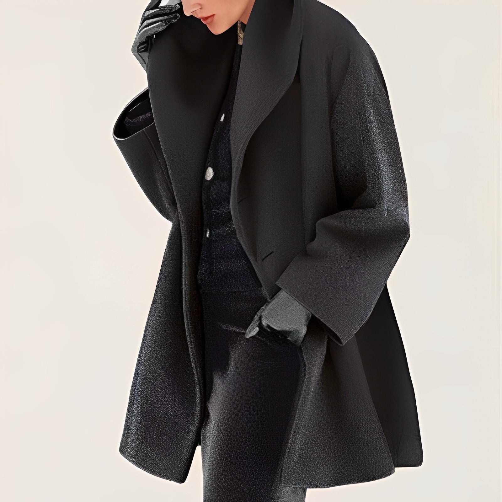 Elegante urbane Winterjacke aus Wolle