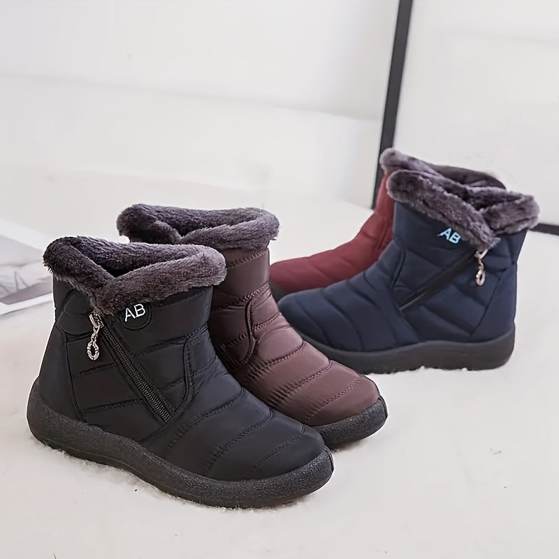 Thermofellgefütterte Schneestiefel für Damen