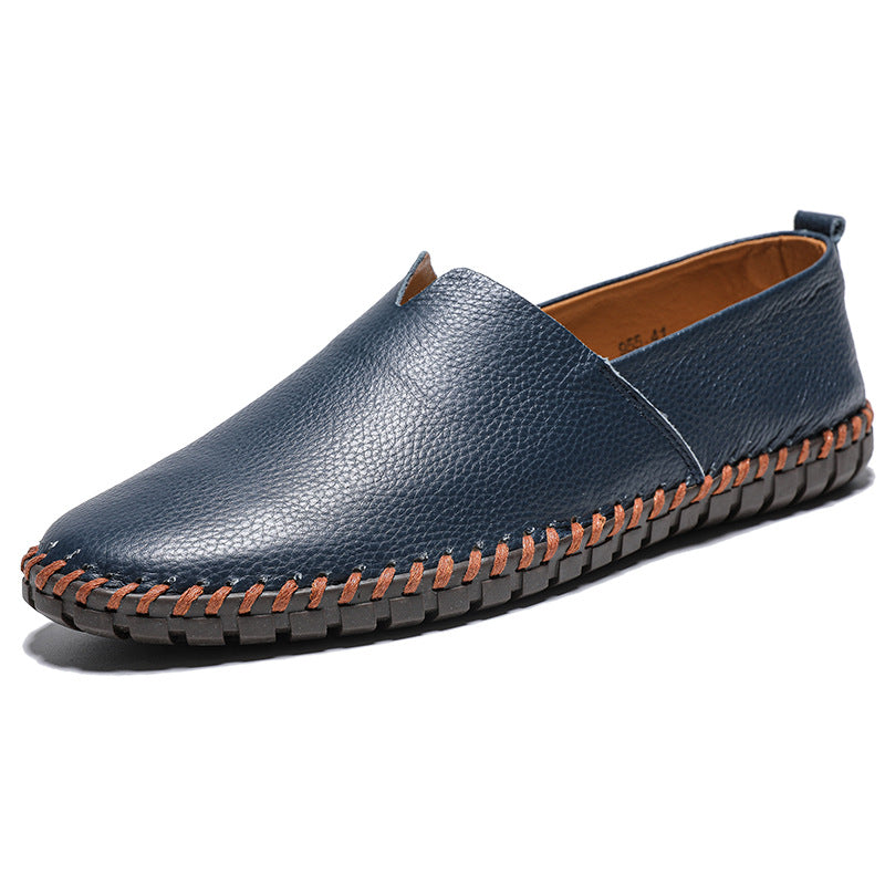 StichSchritt – Herren-Slipper mit Stickerei-Details