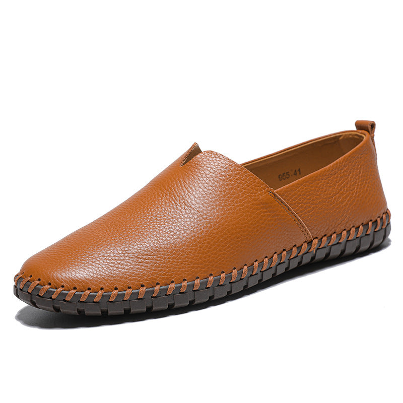 StichSchritt – Herren-Slipper mit Stickerei-Details
