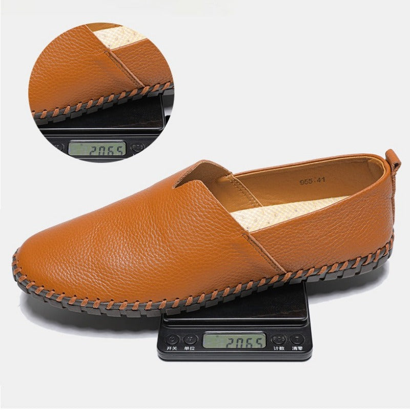 StichSchritt – Herren-Slipper mit Stickerei-Details