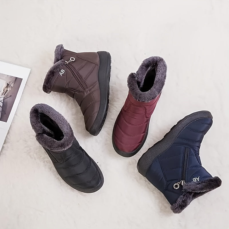 Thermofellgefütterte Schneestiefel für Damen
