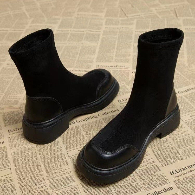 Diana | Damen Kurze Stiefel mit dicker Sohle