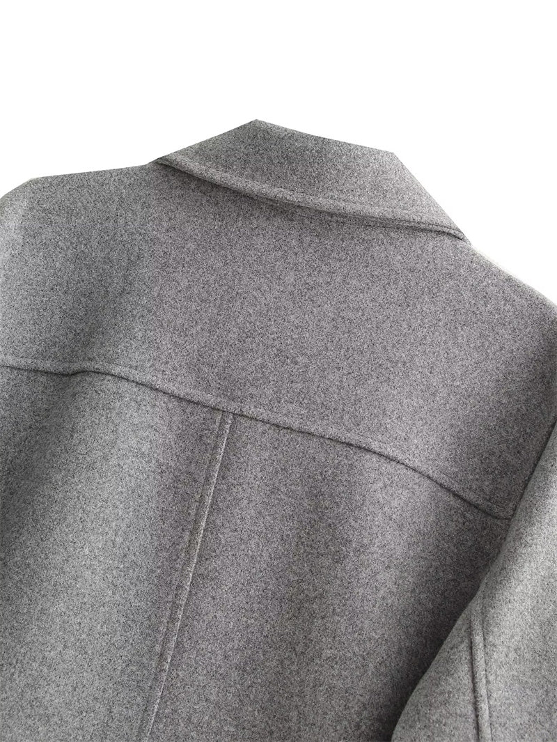 Seorina | Damen Elegante Knopf Daunen Jacke | Winter