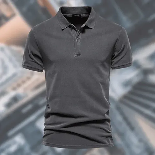Layton | Herren Lässig Sommer Polo | Kurzarm