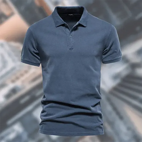 Layton | Herren Lässig Sommer Polo | Kurzarm