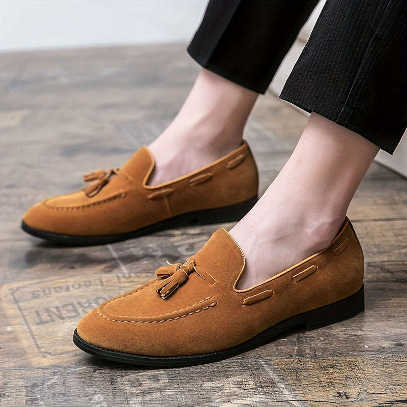 RetroStep – Vintage Loafer aus Wildleder für Männer