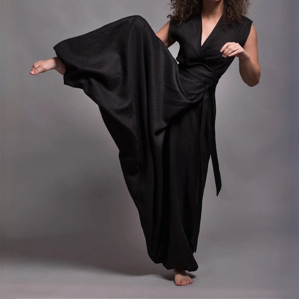 Elle&Vire® - Eleganter schwarzer Jumpsuit