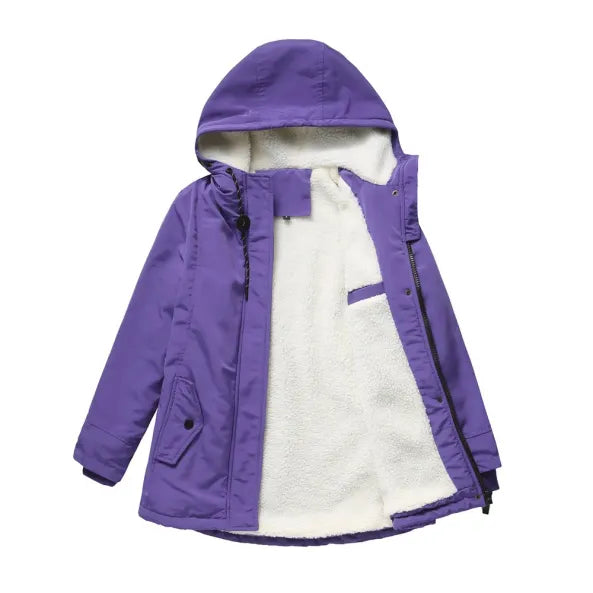 Dahlia | Damen Elegante Kapuzen Jacke | Winter