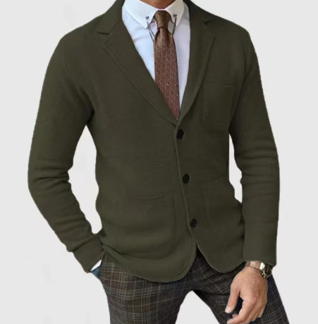 Stylischer Herrenblazer mit lässigen Knopftaschen | Ponwo