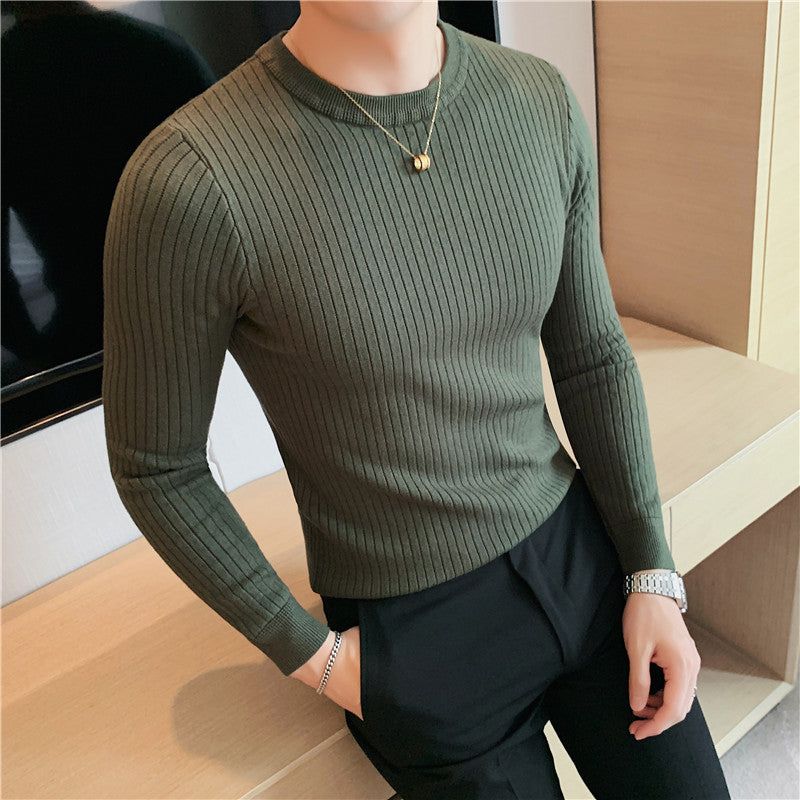Lässiger gerippter Pullover für Männer - Leon