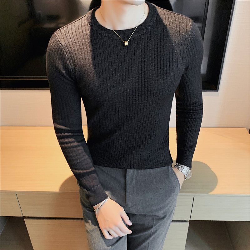 Lässiger gerippter Pullover für Männer - Leon