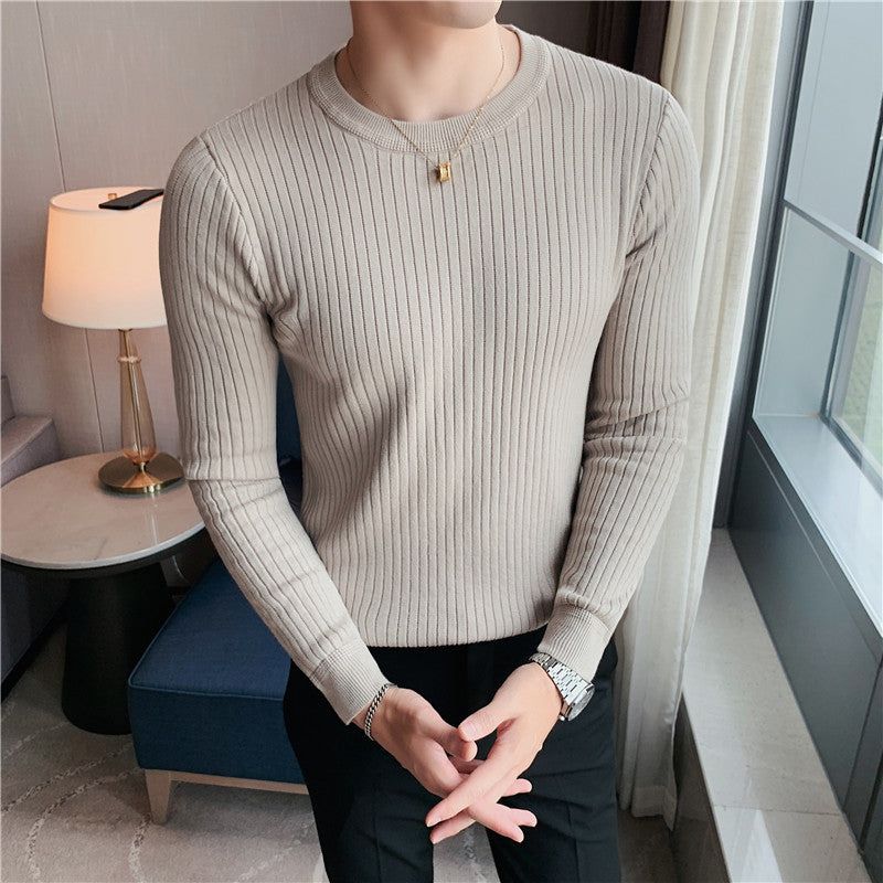 Lässiger gerippter Pullover für Männer - Leon