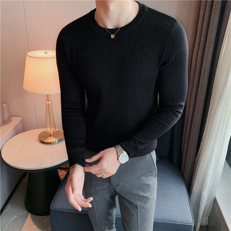 Lässiger gerippter Pullover für Männer - Leon