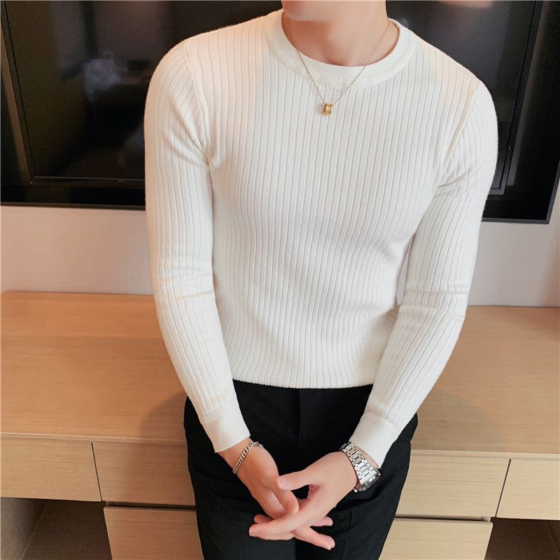 Lässiger gerippter Pullover für Männer - Leon