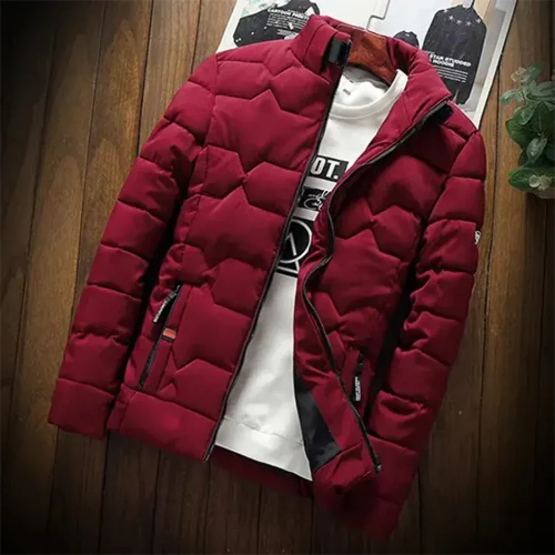 Abram | Herren Warme Puffer Jacke | Reißverschluss