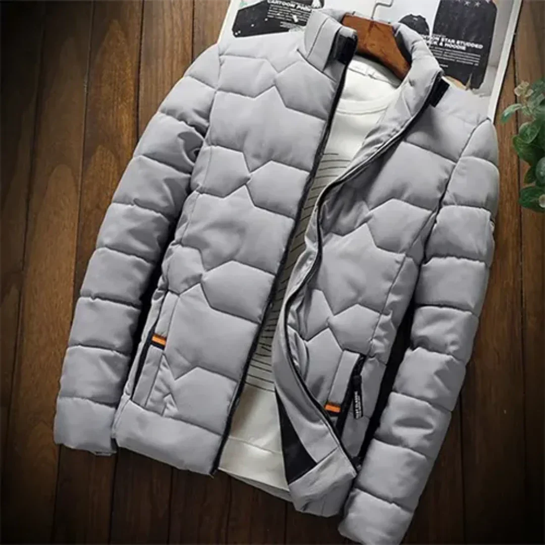Abram | Herren Warme Puffer Jacke | Reißverschluss