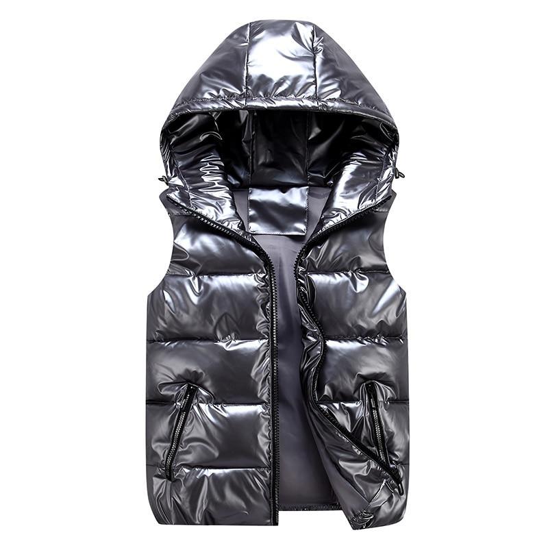 Denielle | Damen Elegante Kapuzen Weste | Warme