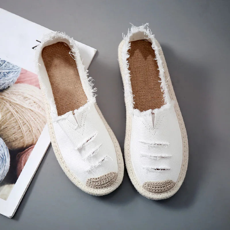 CanvasStyle – Espadrilles aus zerrissenem Canvas