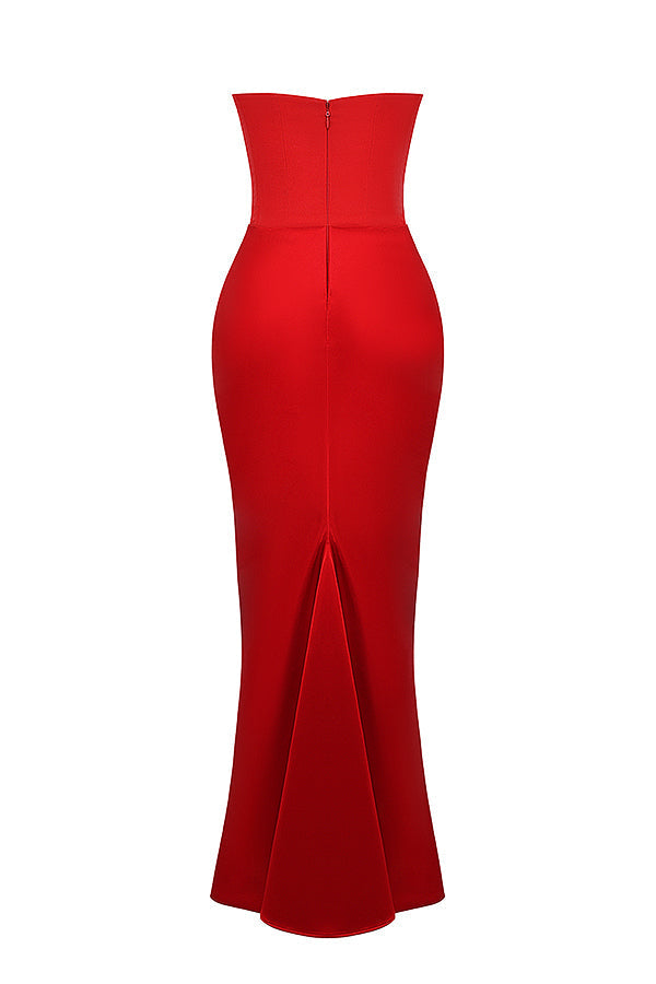 Theresa | Elegantes trägerloses Korsettkleid