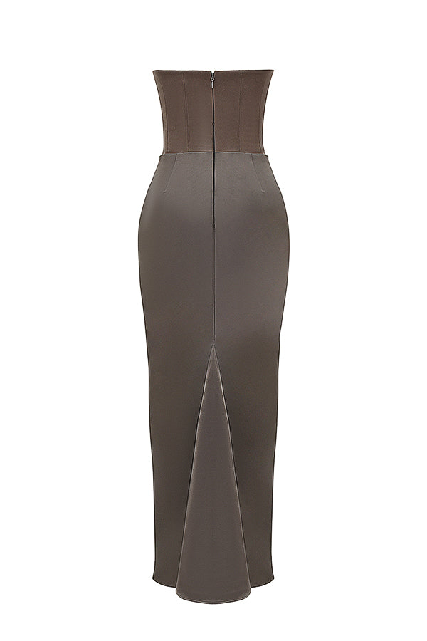 Theresa | Elegantes trägerloses Korsettkleid