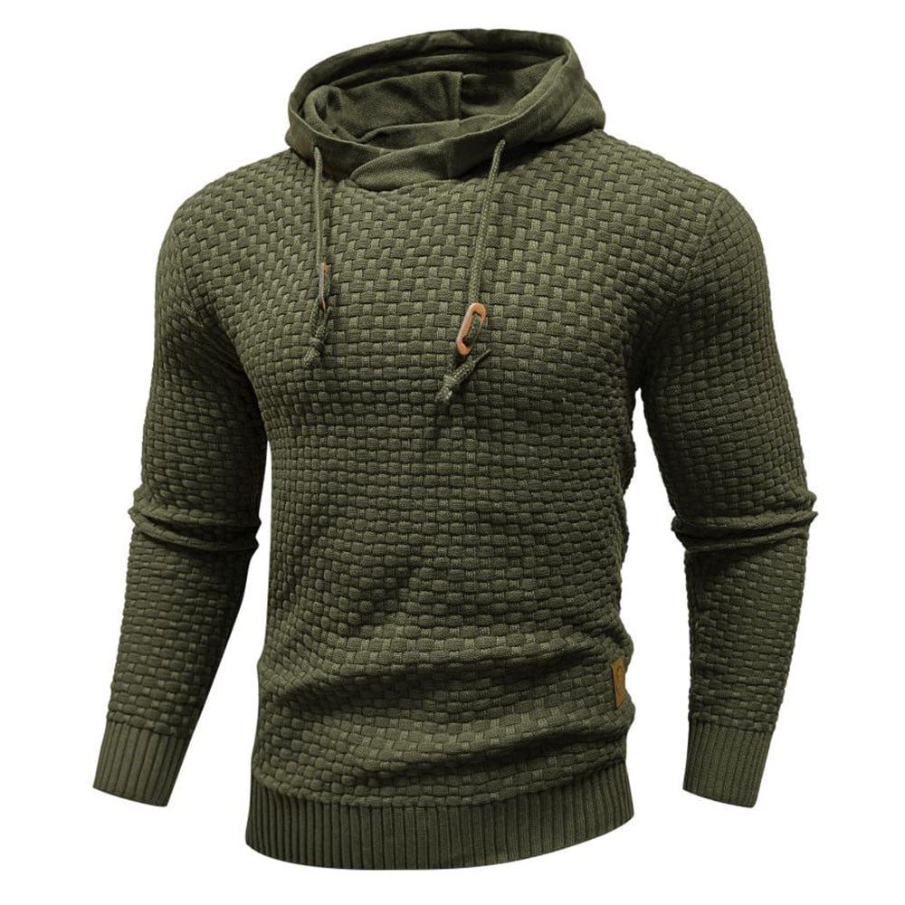 Schmal geschnittener Herren-Kapuzenpullover - Johann