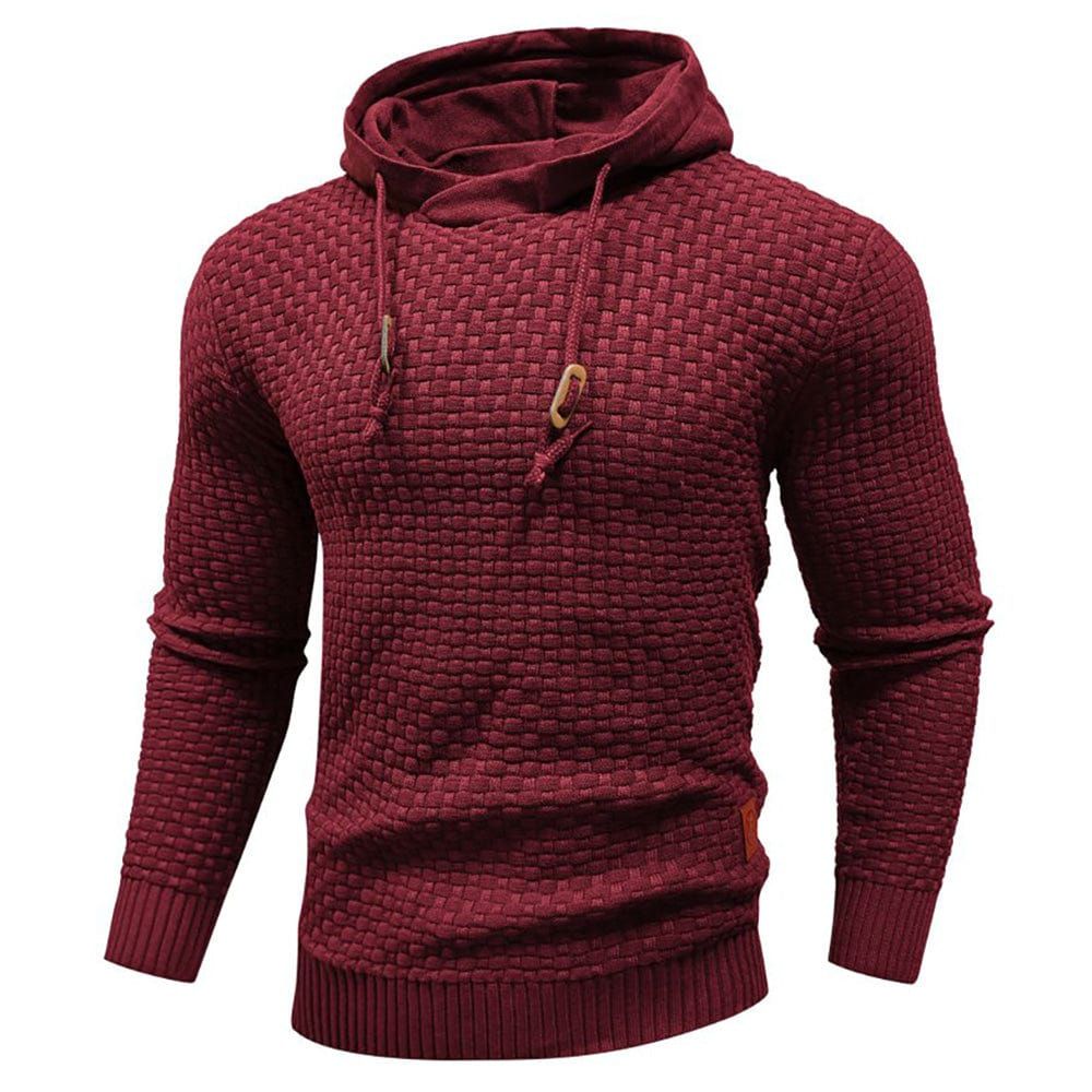 Schmal geschnittener Herren-Kapuzenpullover - Johann